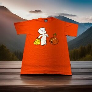 Vintage Y2K Cartoon Casper The Friendly Ghost Halloween Size M